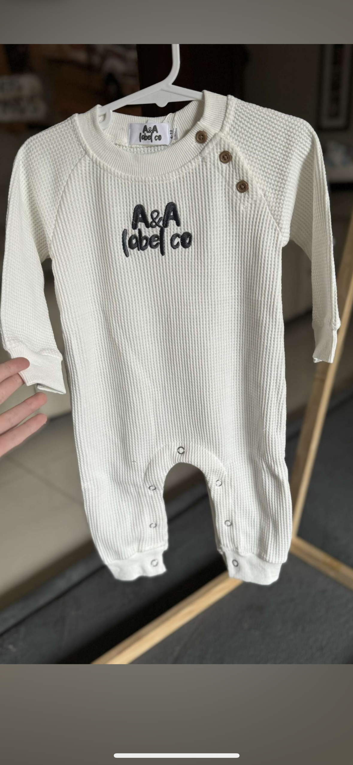 Waffle onesie